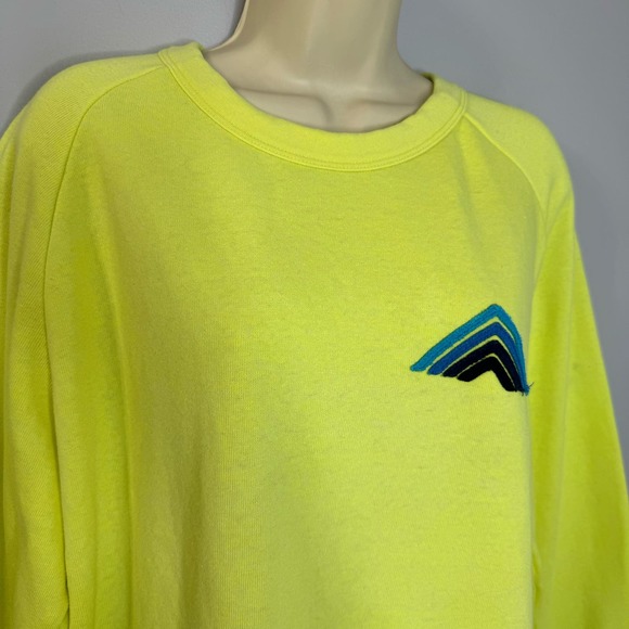 Aviator Nation Crew Neck Embroidered Mountain Stitch Sweatshirt - Picture 3 of 12